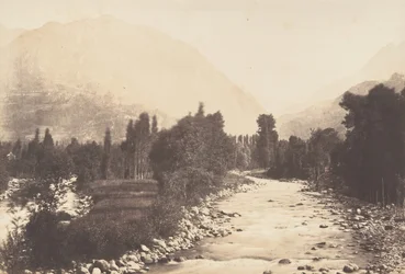 Vale da Tomada do Chemin de Saisie em St-Sauveur, 1850.