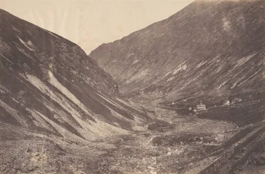 Vale e capela de Héas, St-Sauveur, 1853.