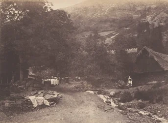 Aldeia de Montaubant tirada de Luchon, 1853.