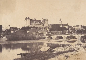 Vista do Castelo de Pau, 1853.