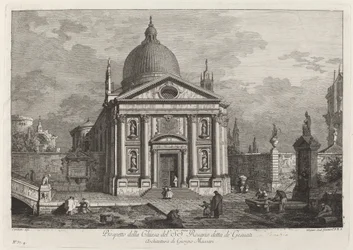 Prospecto da Igreja de SS. Rosário conhecido como Gesuati, 1742.