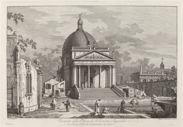 Prospecto da Igreja de SAN. Simeone Apostolo, 1742.