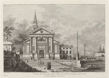 Vista do Prospecto da Igreja de S. Francesco, 1742.