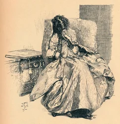 Um devaneio, c1900
