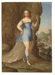 Um guerreiro (óleo sobre cobre)