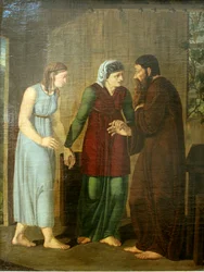 Alemão: Zuführung der Hagar Hagar Becomes Abraham