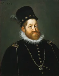 Imperador Rudolf II (pintura sobre cobre)