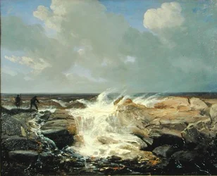 Squally Weather perto de Boulogne (óleo sobre tela)
