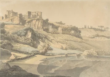 Genzano e Lago Nemi, início do século XIX.