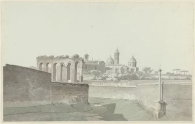 A Basílica de Santa Maria Maggiore em Roma Gezicht op Sa. Maria Maggiore, Roma