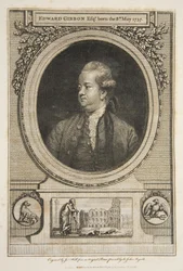 Edward Gibbon, Esq., pub. 1730 (gravura)