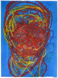 Retrato abstrato intenso