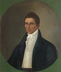 Retrato de um Cavalheiro - Daniel Coker, c.1805-c.1815 (óleo sobre tela)