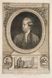 Edward Gibbon, Esq., pub. gravura de 1730.