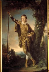 Retrato em pied de Thomas Lister pintura de Joshua Reynolds (1723-1792). 1764.