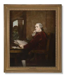 Retrato de William Henry Cavendish Bentinck, 3º Duque de Portland em sua mesa, 1771