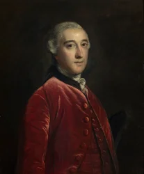 Retrato de um cavalheiro; possivelmente George Bridges Brudenell, c.1743-92 (óleo sobre tela)