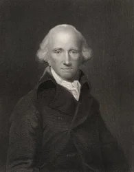 Warren Hastings, gravado por H. Robinson, de «National Portrait Gallery, volume III», publicado c. de 1835