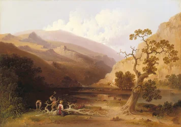 Os Pioneiros (óleo sobre tela)
