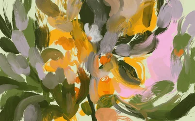 Flores abstratas vibrantes