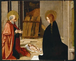 A Natividade, c.1500 (pintura sobre madeira)