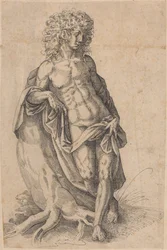 Apolo, c.1580 (pena e tinta)