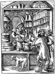 Farmacêutico, século XVI, 1849.