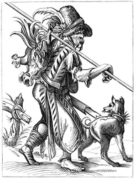 Fornecedor de aves de capoeira, século XVI, 1849.
