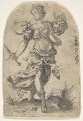Judith, de Celebrated Women of the Old Testament, 1568-96.