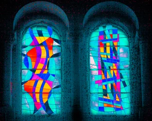 Luz ao meio-dia, da série Eglise St Pierre d "Arene, 2015 (fotografia)