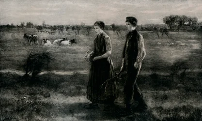 O Amante Tímido, c1890, 1912