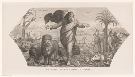Criação dos animais
Fecit deus bestias terrae (título sobre o objecto)
Criação (título da série)