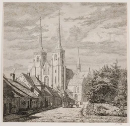 Catedral de Roskilde, vista do sudoeste