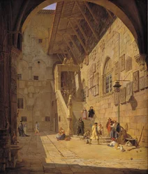 O Pátio do Palazzo del Bargello. Florença