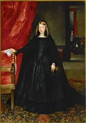 Margarita Teresa de Áustria, Infanta de Espanha (pintura sobre tela)