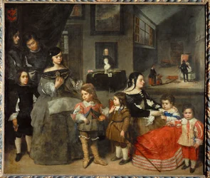 A família do artista (pintura sobre tela)