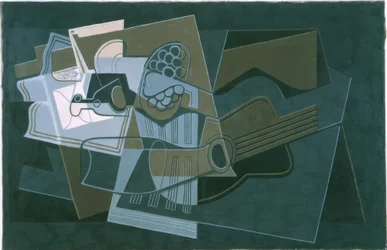 Guitarra e garrafa