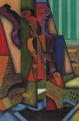 Guitarra e violino, 1913