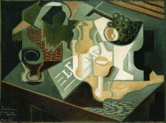 A mesa em frente ao prédio; La Table Devant le Battiment, 1919