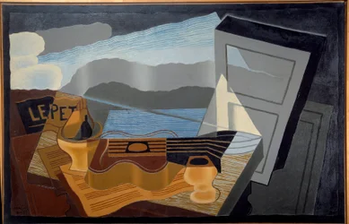 A vista da baía. Pintura de Juan Gris (1887-1927) Ec. Esp.