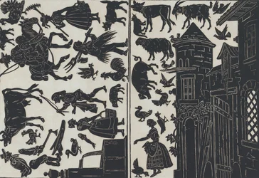 Folha 6 de figuras para bonecos de sombra chineses, 1859.