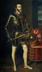 Retrato de Carlos V de Espanha 1500-1558, 1605