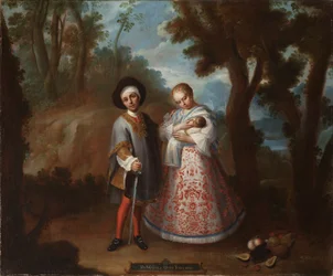 IX. De espanhol e albino, voltar atrás (IX. De español e albina, tornar atrás), c.1760