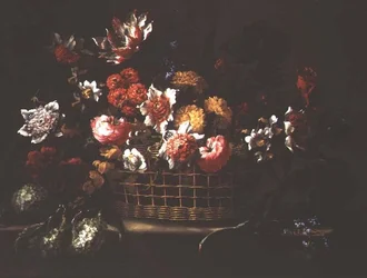 Cesta de Flores, 1665