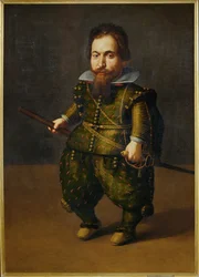 Retrato de um anão, possivelmente Bartolo ou Bartolillo (pintura sobre tela)