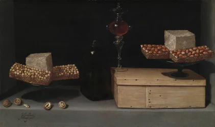 Ainda vida com doces, 1622.