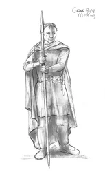 Homem anglo-saxão, séc. C5-10, c1990-2010