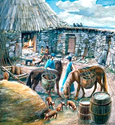 Aldeia Antiga de Chysauster, século 1º e 2º, c1990-2010