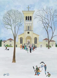 Igreja de São Rafael, Kingston, 2009 (Gouache no papel)