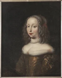 Marie Elisabeth de Schleswig Holstein Gottorp, Landgravine de Hesse Darmstadt - Maria Elisabeth de Schleswig-Holstein-Gottorp (1634-1665), Landgravine de Hesse-Darmstadt, por Ovens, Jurgen (1623-1678). Óleo sobre tela. Tamanho: 70x58 cm. Nationalmuseum Sto